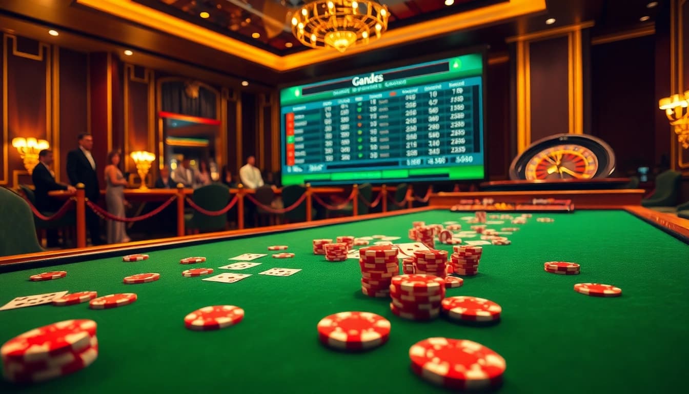 Experience excitement in online betting with https://9keonhacai.com/ showcasing casino chips and cards.