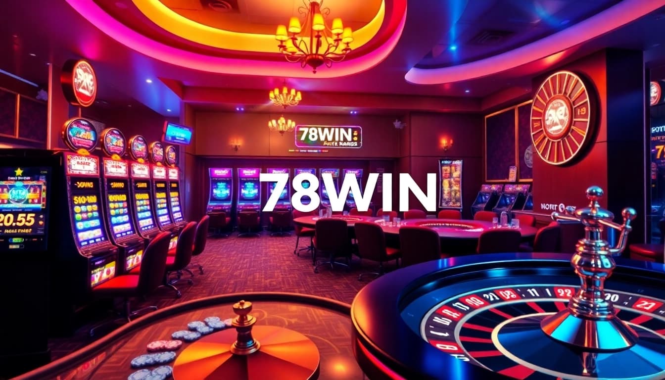 Experience the excitement of online gambling at 78WIN with vibrant tables and thrilling gameplay.