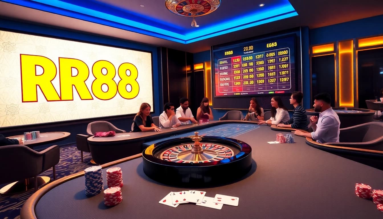 Experience the thrill of winning at RR88 with engaging casino games and vibrant atmosphere.