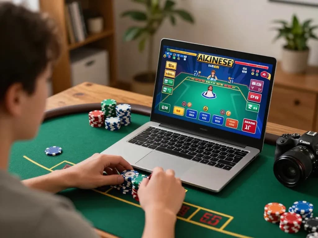 Player engaged in an exciting live dealer blackjack game at 789club, showcasing vibrant screen graphics and strategic gameplay moments.