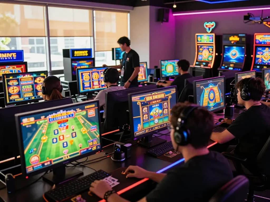 Exciting online gaming scene at https://hitclub9.us.com/ showcasing vibrant gameplay and community engagement in a modern casino setting.