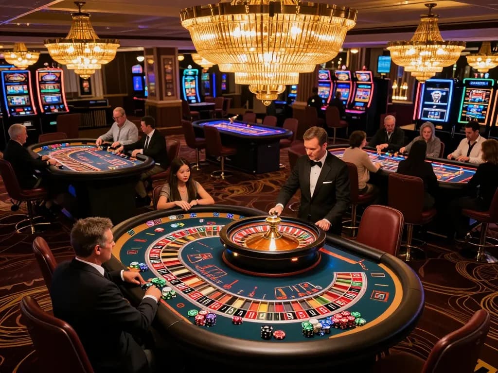Experience the thrill of 99Win with exciting roulette gameplay in a vibrant casino atmosphere.
