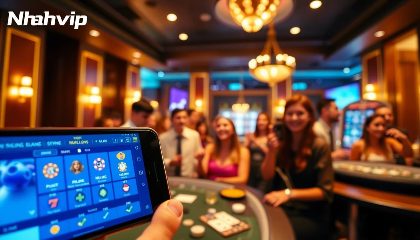 Nhat vip online gambling platform showcasing modern gaming experience and user engagement.