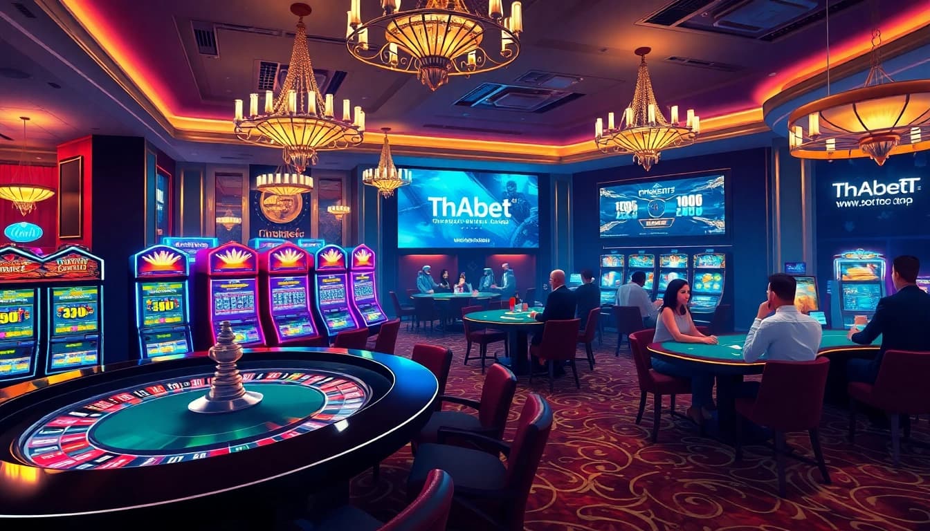 Experience the thrill of gambling at https://thabet1.net/ with vibrant casino tables and exciting players.