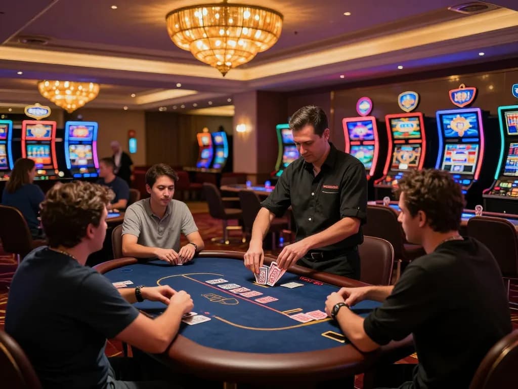Players enjoying poker games at LLWIN casino, showcasing dynamic strategy and engaging gameplay.