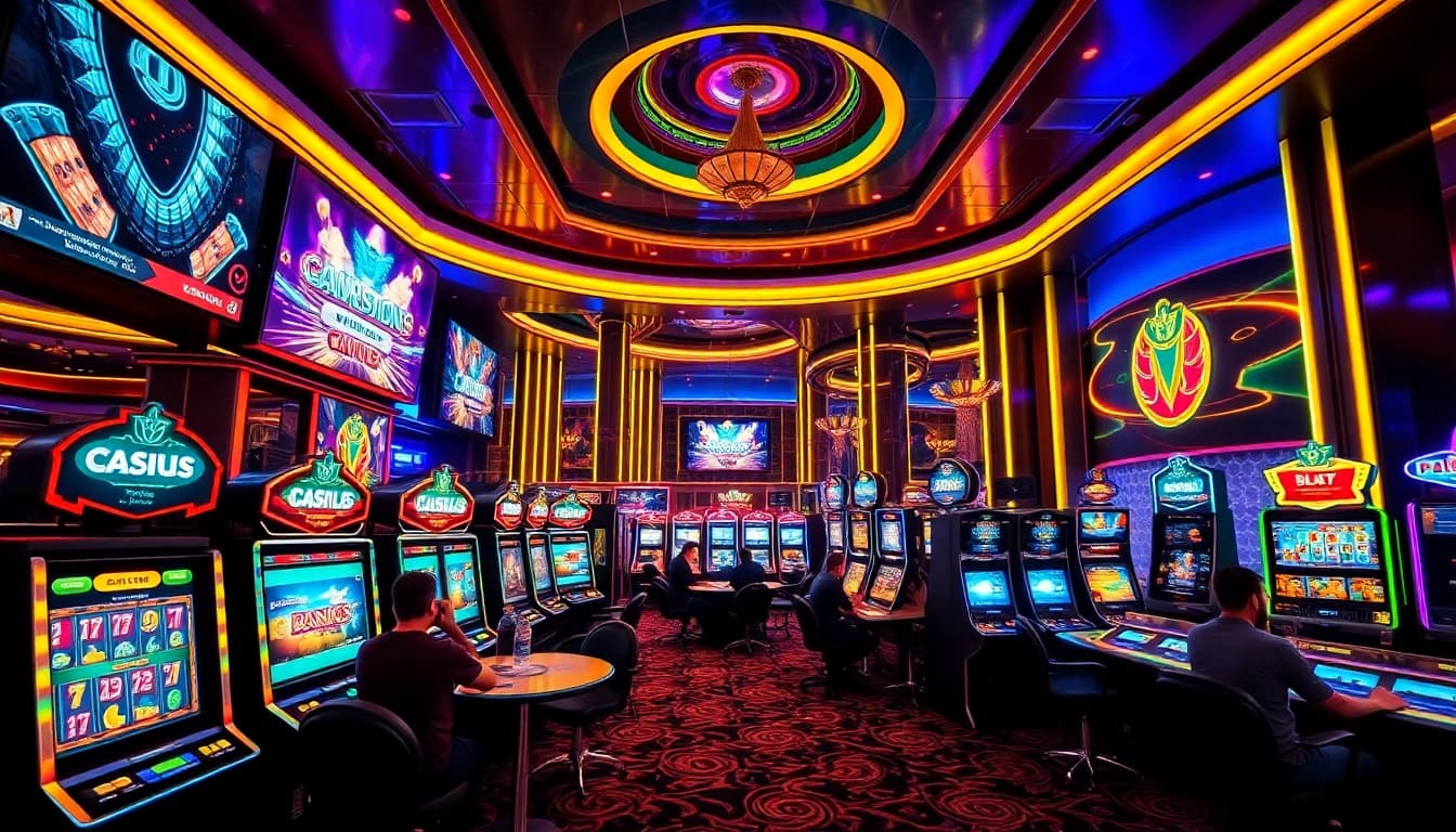Experience the thrill of gaming at B52 Club with vibrant visuals showcasing live casino games.