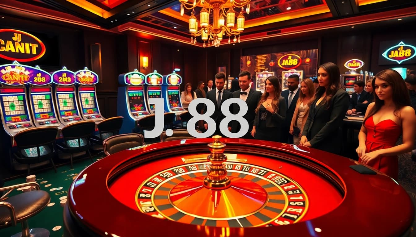 Engage with the exciting J 88 casino experience featuring lively gaming action and high-stakes excitement.