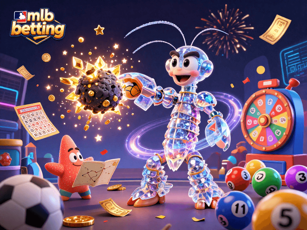 Engage in mlb betting with an exciting scene featuring a galactic samurai and vibrant dynamic elements.