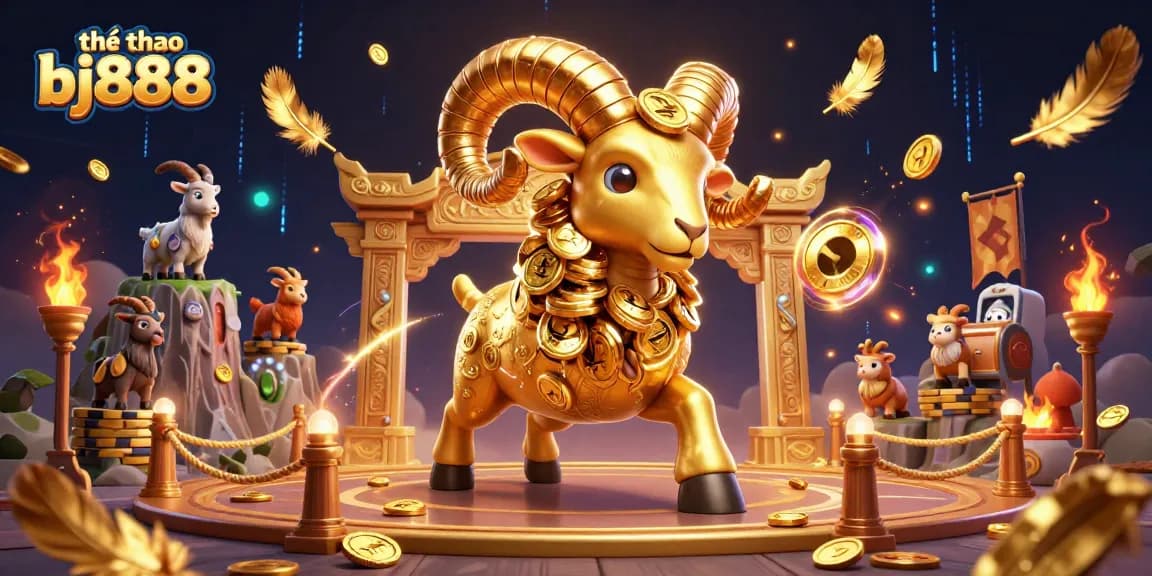 Place bets on thể thao bj888 in this vibrant, dynamic 3D action scene filled with gold coins and energetic motifs.