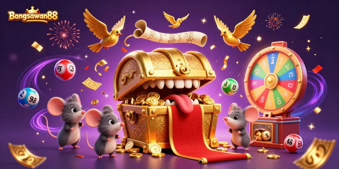 Bangsawan88 offers captivating gambling experiences by showcasing a tantalizing treasure chest and lottery delights.