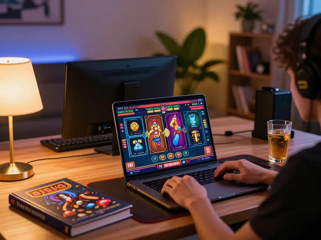 Engaging gameplay on http://tg777.ac/ showcasing a user immersed in online casino experiences with vibrant graphics.