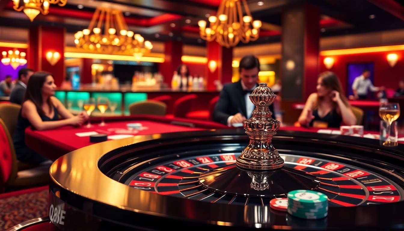 Experience the thrill of QQ 88 gaming with vibrant roulette action and professional dealers.