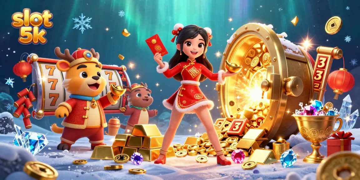 Engage in thrilling slot 5k gameplay with vibrant characters and dazzling winnings.