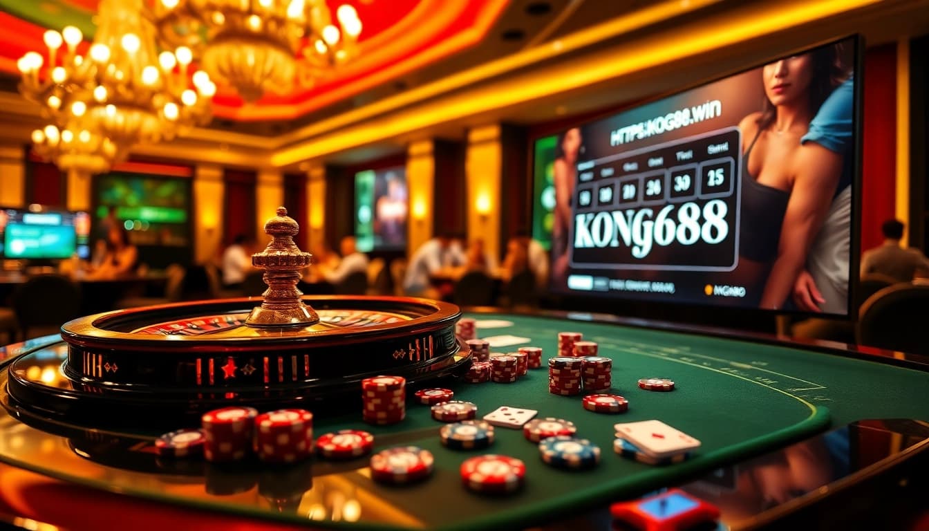 Experience the thrill of winning with a luxurious casino setting that highlights https://kong88.win.