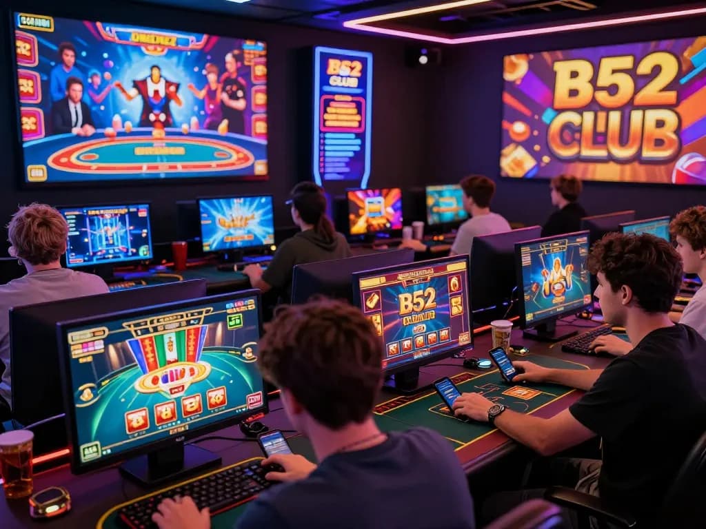 Engaged players enjoying B52Club online gaming experience showcasing thrilling casino games.