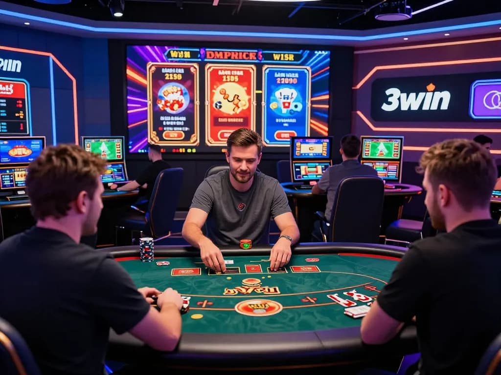 Exciting online gaming experience at https://3win.baby/ showcasing vibrant casino atmosphere with live dealers and interactive players.