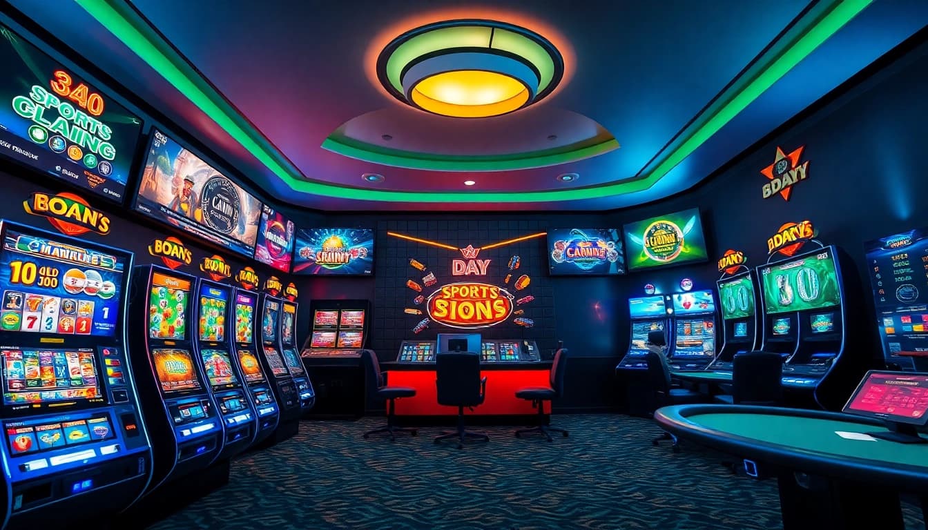 Exciting online gaming platform showcase for 8 day with dynamic visuals and user-friendly interface.