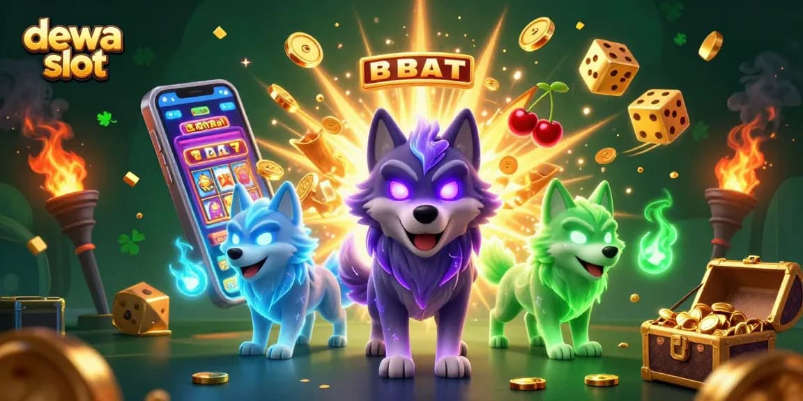 Engage in thrilling gaming adventures with dewa slot amidst a dynamic casino scene featuring vibrant elements.