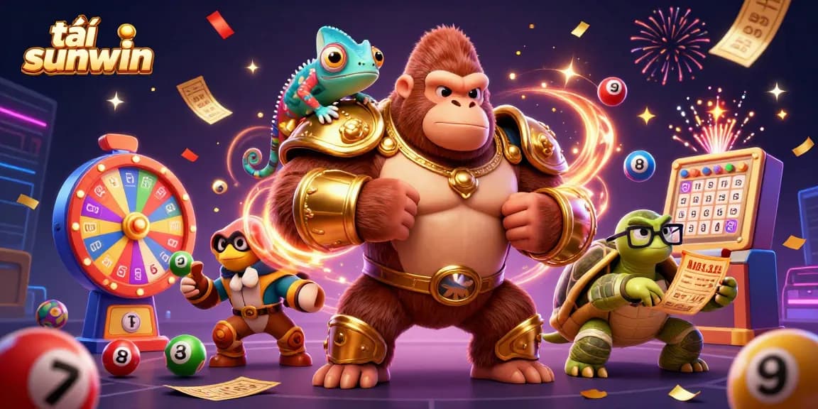 Play and win big with tải sunwin in this vibrant, dynamic casino-themed illustration.