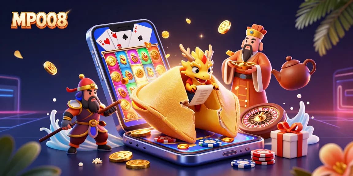 Engage with MPO08's interactive gaming experience featuring golden treasures and dynamic visuals.