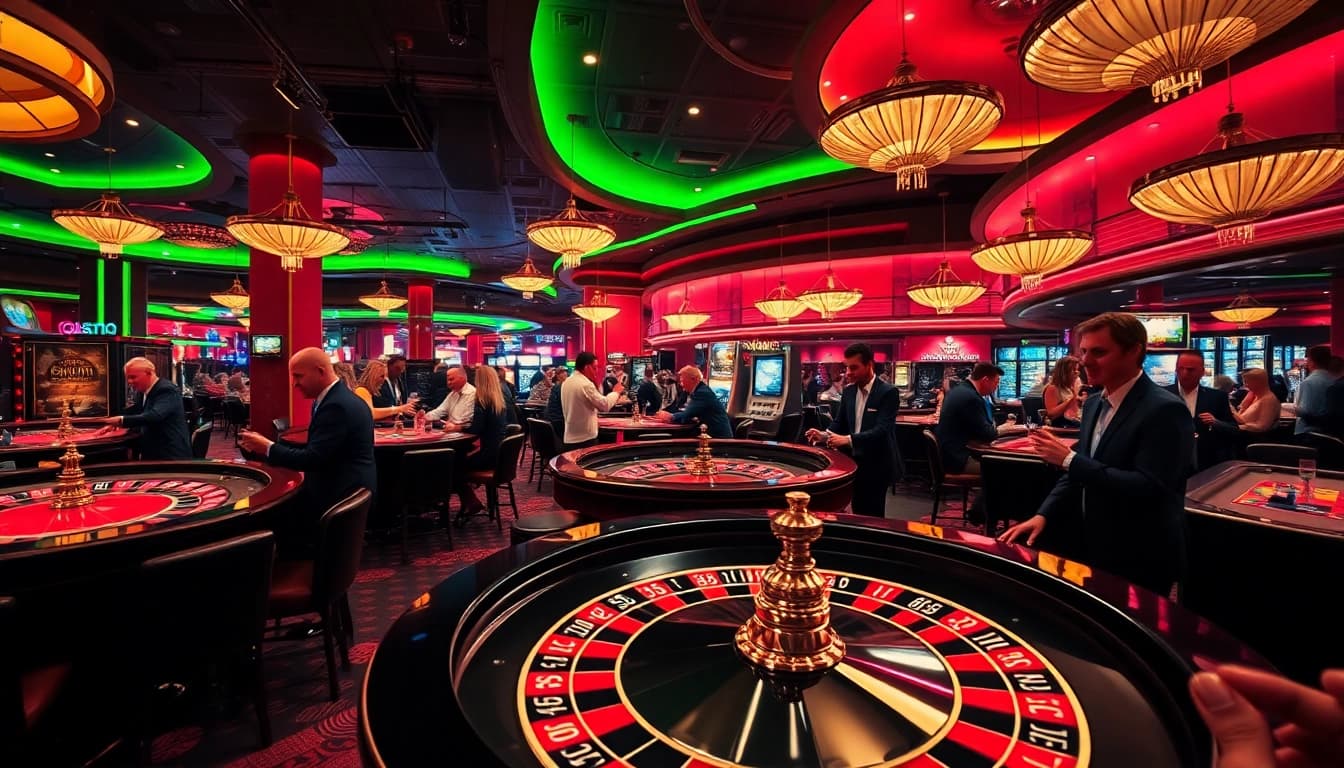 Experience the thrilling y3娱乐 action through exciting casino games, vibrant atmosphere, and engaging players.