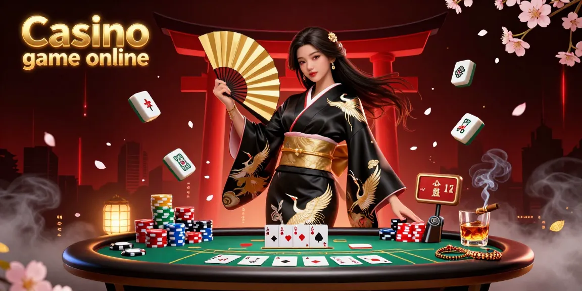Engage in exciting Casino game online with spinning poker chips and vibrant gameplay.