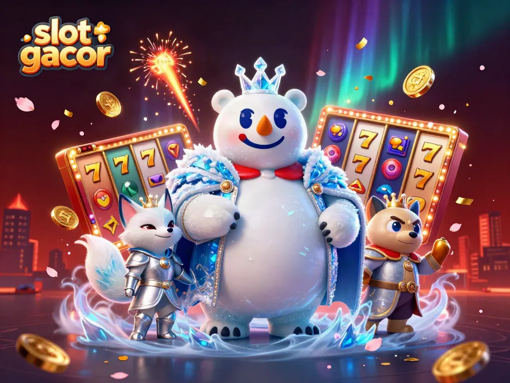 Experience thrilling slot gacor action in a vibrant 3D casino world with magical characters.