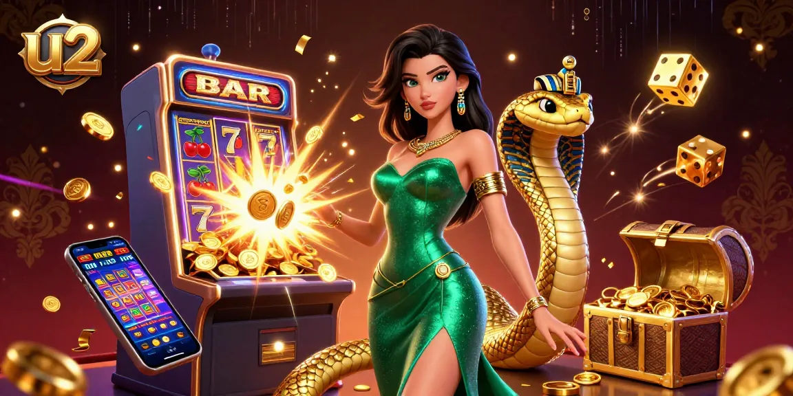 Spin the reel at U2 Casino with vibrant slot themes and golden jackpot action