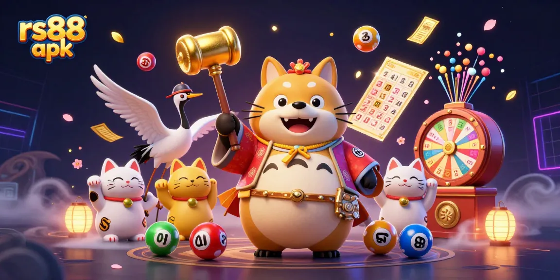 Experience excitement with rs88 apk's vibrant gaming scene featuring lively lottery elements.