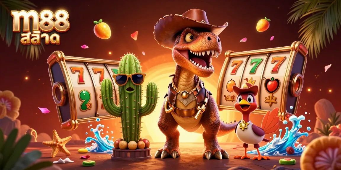 สนุกกับเกม m88 สล็อต ผ่านภาพการ์ตูนที่น่าตื่นเต้นในคาสิโนหลายมิติ