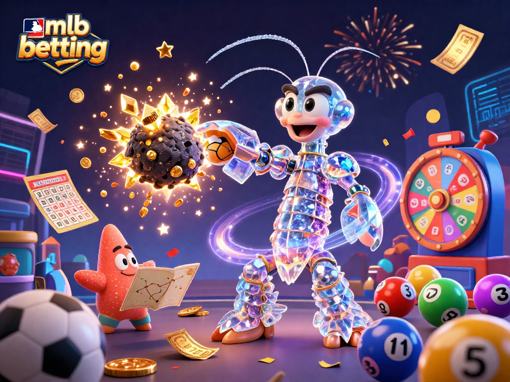 Engage in mlb betting with an exciting scene featuring a galactic samurai and vibrant dynamic elements.
