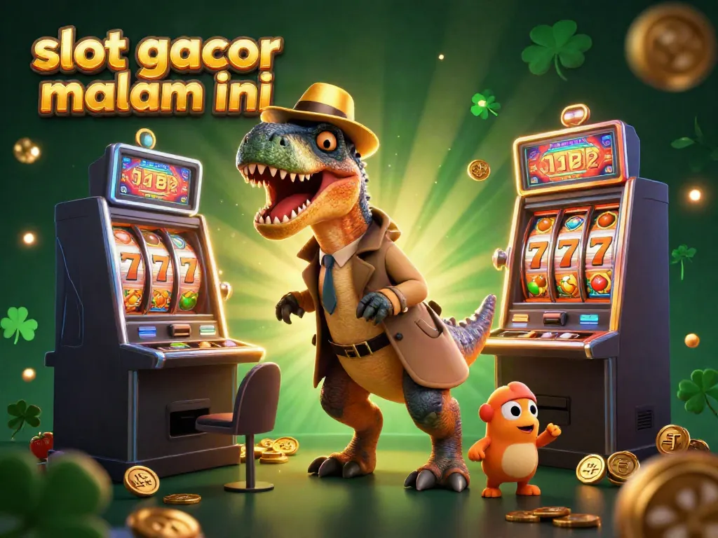 Momen menarik slot gacor malam ini dengan velociraptor, pit boss stegosaurus, dan kompi mencuri koin.