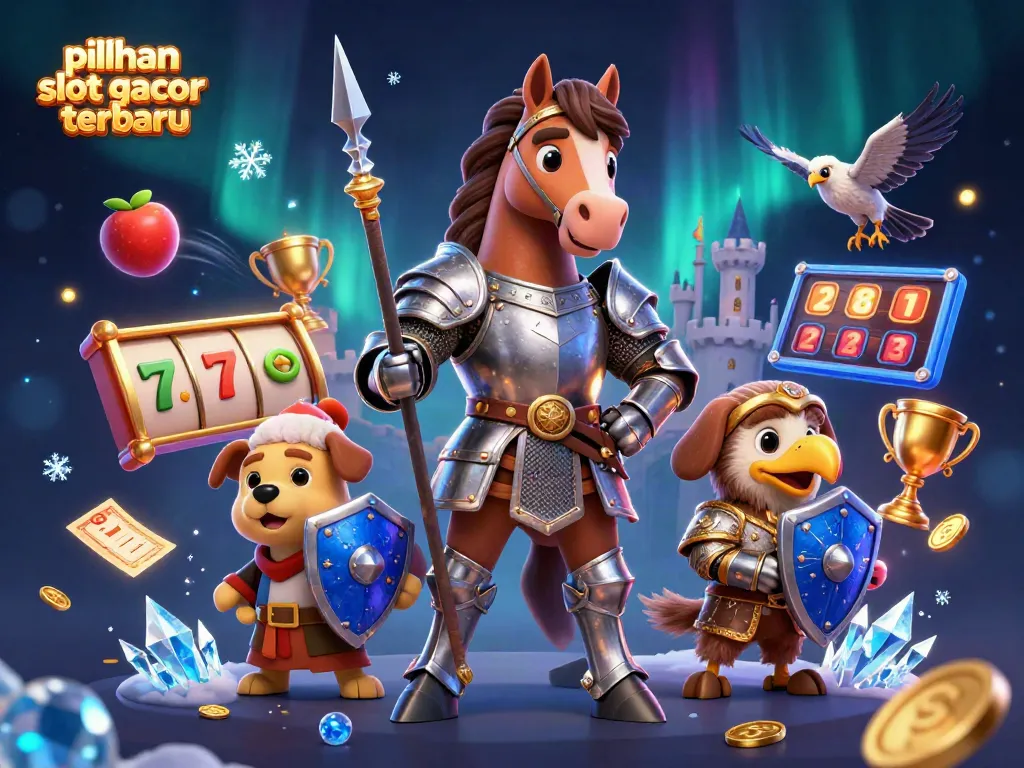 Permainan slot gacor terbaru dengan tampilan 3D yang menarik dan karakter ikonik di tengah aksi judi yang seru.
