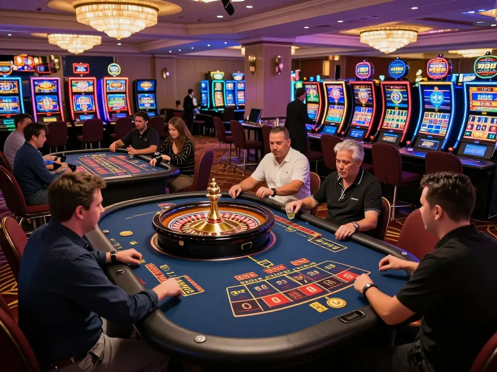 Players enjoying live games at the 789F casino, showcasing dynamic gameplay and excitement.