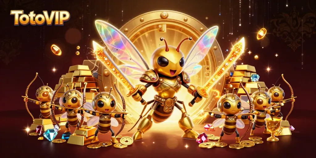 Engage in exciting gameplay at TotoVIP with a dynamic scene showcasing vibrant casino elements.