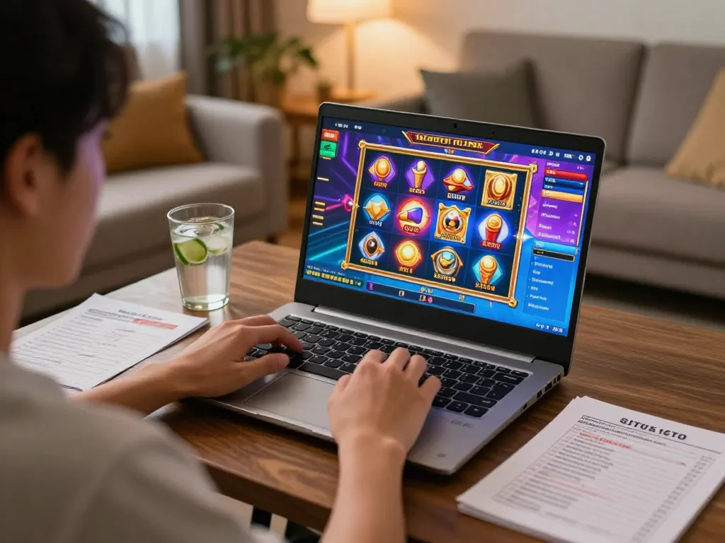 Terlibat dalam permainan situs toto online dengan grafik yang cerah dan suasana rumah yang nyaman
