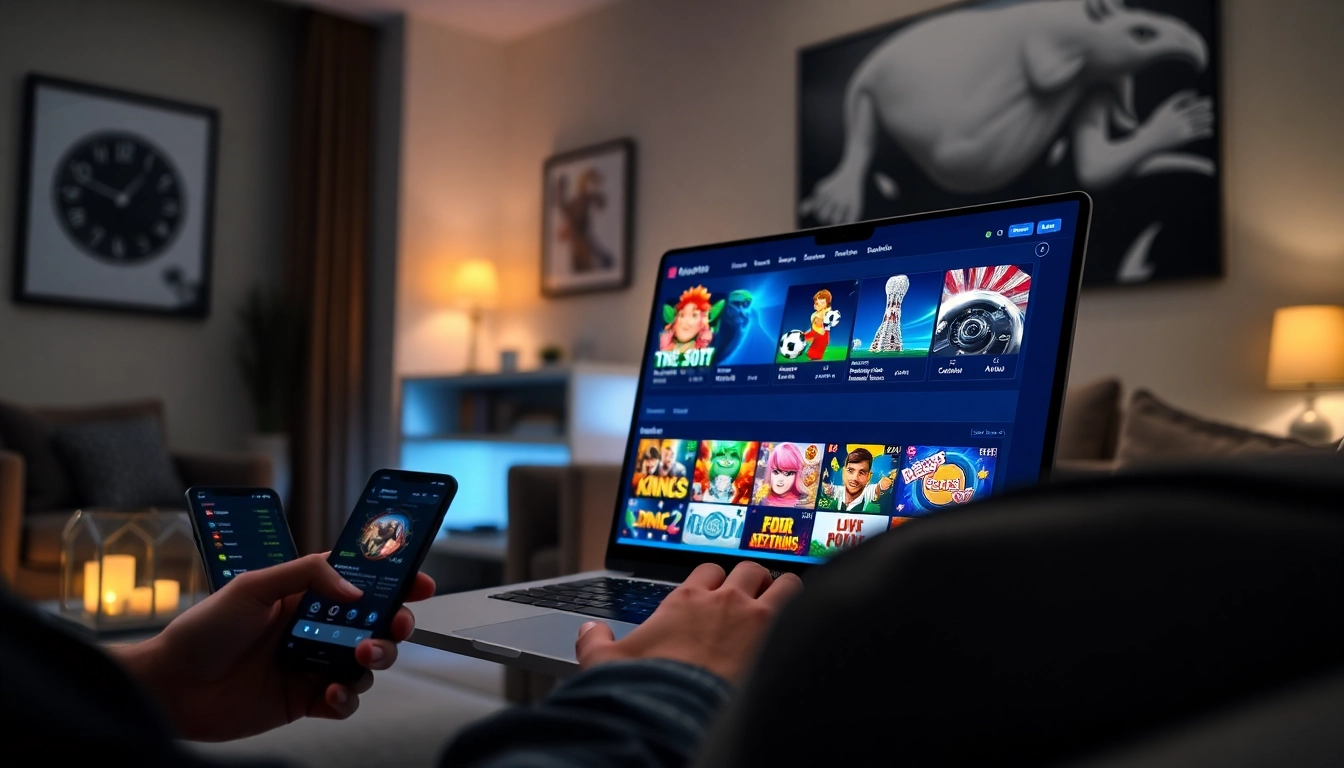 The TTPTP platform interface showcasing online betting options, creating an engaging atmosphere for players.