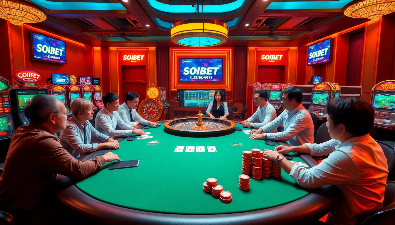Experience thrilling gameplay at SOIBET ไทย with exciting poker action and luxurious casino elements.