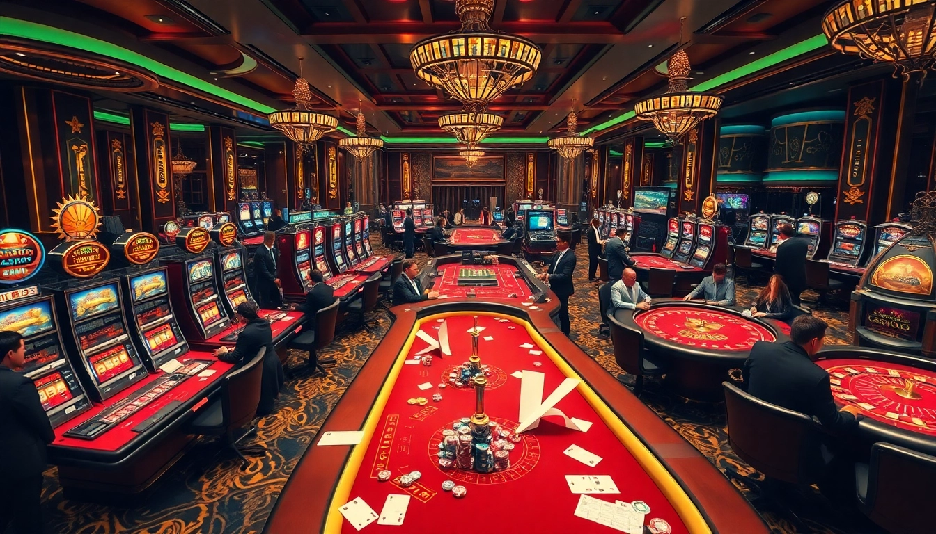 Players enjoying an exciting moment at SODO CASINO with vibrant games and thrilling atmosphere.