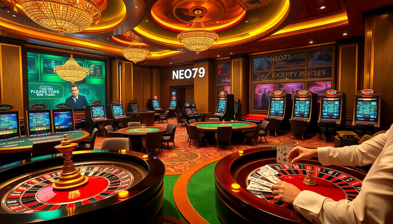 Experience thrilling gameplay action at NEO79 casino with engaging tables and dynamic atmospheres.