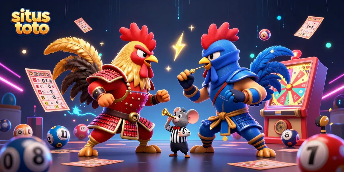 Engage with the situs toto lottery experience featuring dynamic lottery elements and colorful characters.