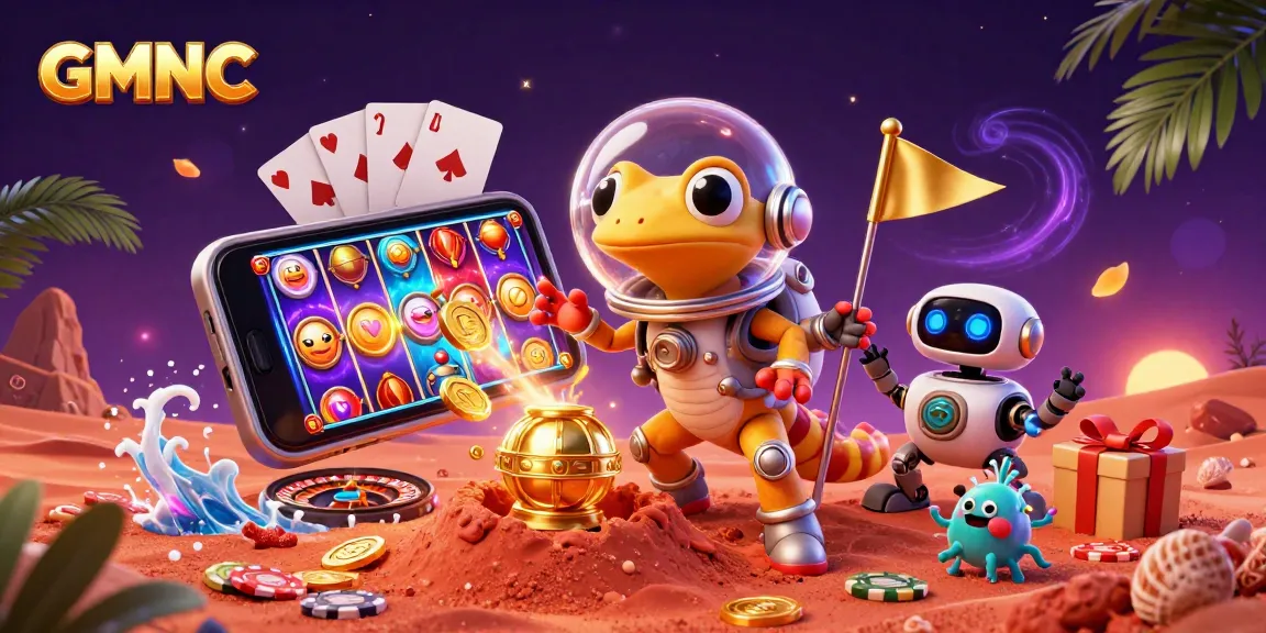 Join the adventure with GMNC in a vibrant, engaging casino scene!