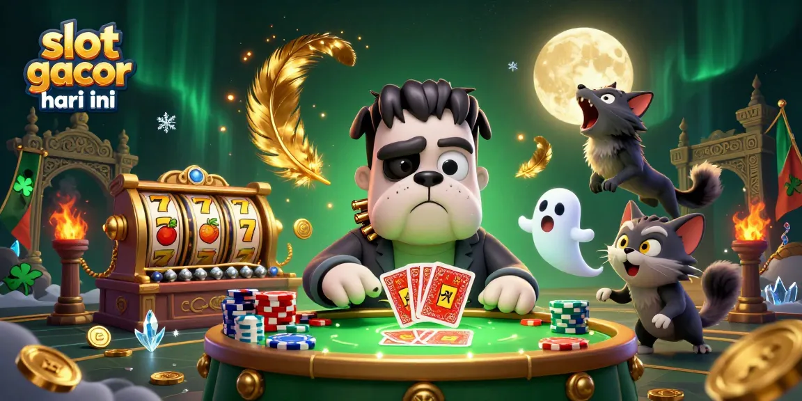Experience slot gacor hari ini with thrilling card games and engaging visuals in this dynamic casino scene.