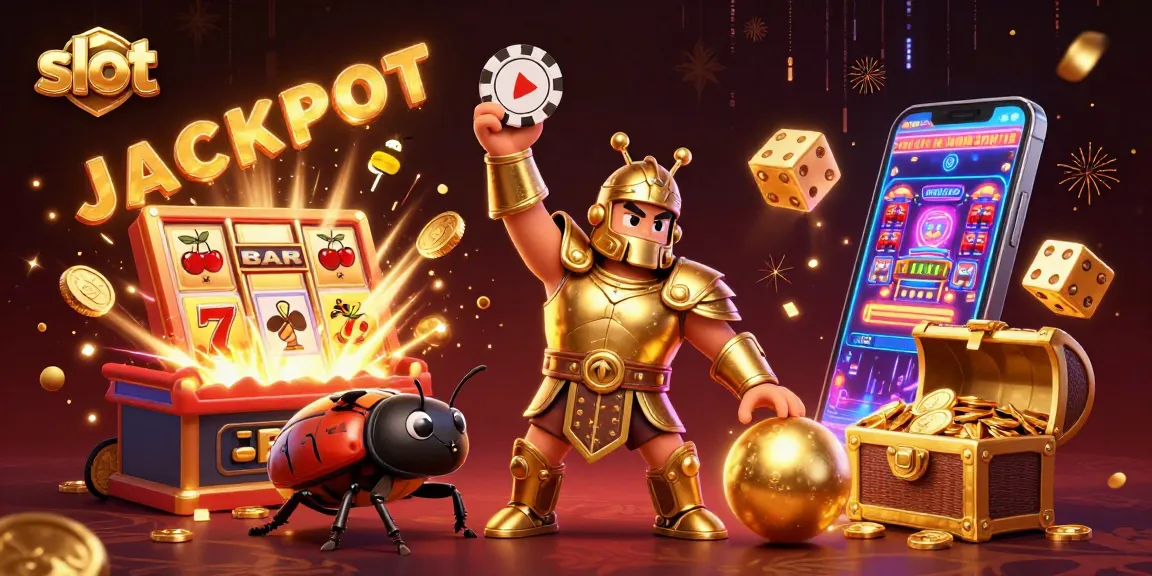 Menyusun slot sudut tinggi dengan jackpot ceremoni dan elemen kasino berkilau