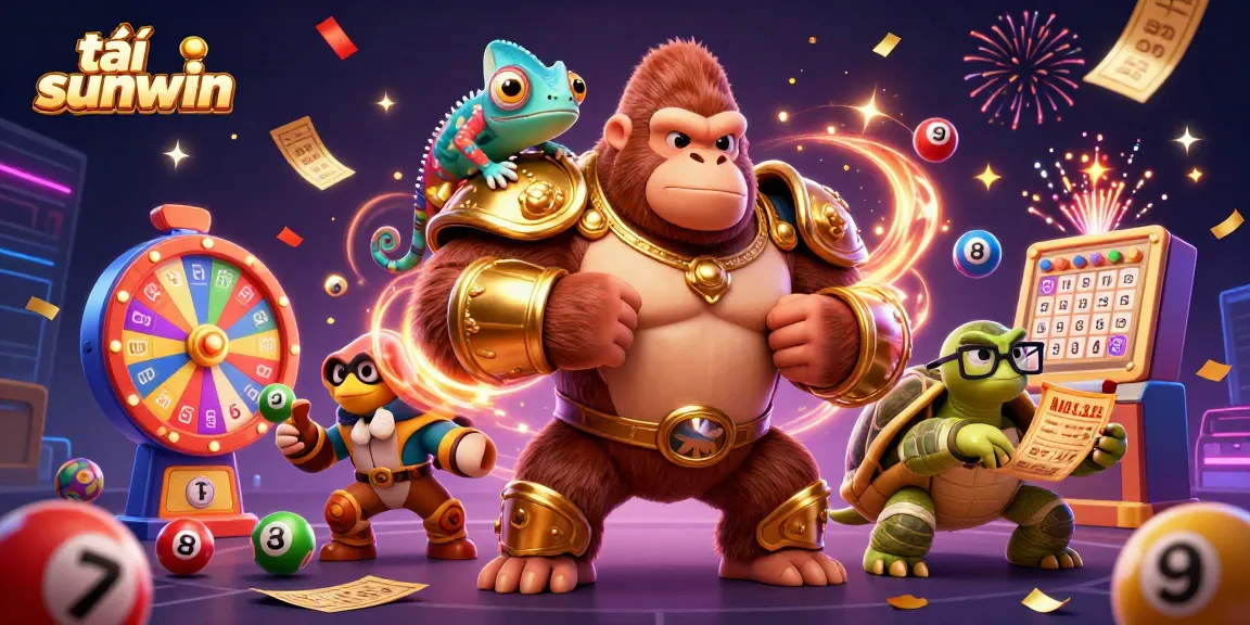 Play and win big with tải sunwin in this vibrant, dynamic casino-themed illustration.