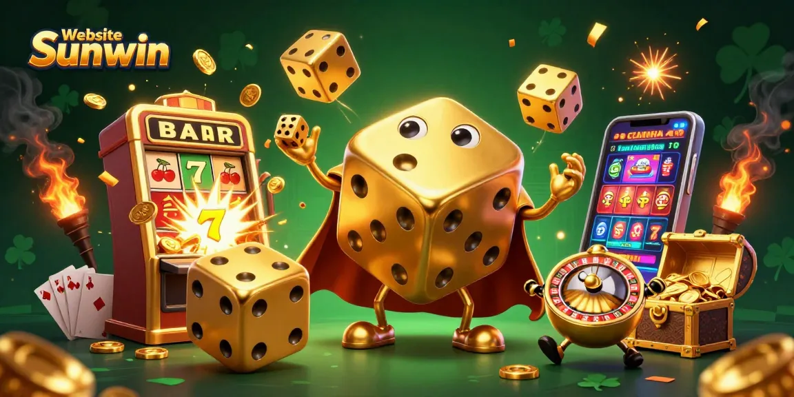 Spin and win with the captivating Website Sunwin experience featuring vibrant casino elements.